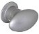 PUXADOR INDART OVAL GRANDE CINZA - Imagem 1