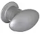 PUXADOR INDART OVAL GRANDE CINZA - Imagem 1