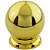 PUXADOR INDART BOLA DOURADA 32MM - Imagem 1