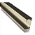 PERFIL ARAPUXE PUXADOR 046/TL 18MM TAMPA BRONZE - Imagem 1