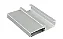 PERFIL ARAPUXE PORTA ALUMINIO 076 ALUMINIO FOSCO - Imagem 1