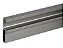 PERFIL MMO PORTA ALUMINIO 076 INOX ESCOVADO - Imagem 1