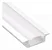 PERFIL LED PLASTICO EMBUTIR BRANCO 3M - Imagem 1