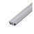 PERFIL LED PLASTICO EMBUTIR CINZA 3M - Imagem 1