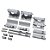 KIT ROMETAL SS200 3 PORTAS 50KG - Imagem 1