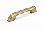 PUXADOR ARES 96/128 CHAMPAGNE FOSCO - Imagem 1