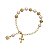 Pulseira Dezena Pérola 8mm/Strass 8mm Dour (Vidrinho) - Imagem 4