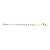 Pulseira Dezena Cristal Vidro 6mm Salmao Irisado Dour (Vidrinho) - Imagem 5