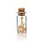 Pulseira Dezena Cristal Vidro 6mm Salmao Irisado Dour (Vidrinho) - Imagem 2