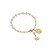 Pulseira Dezena Cristal Vidro 6mm Rond Branca N Sra Graças (Vidrinho) - Imagem 3