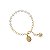 Pulseira Dezena Cristal Vidro 6mm Rond Branca N Sra Graças (Vidrinho) - Imagem 5