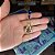 Dezena Medalha N. Sra. Aparecida Strass (Cristal Azul) - Imagem 2