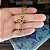 Dezena Medalha N. Sra. de Lourdes Dourado (Cristal Azul) - Imagem 3