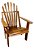 Cadeira Pavao Adirondack Eucalipto Com Stain E Verniz - Imagem 5