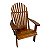 Cadeira Adirondack Pavão Madeira Nobre Demolição Envernizada - Imagem 4