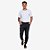 Calça Moletom Masculina Bolso Lateral com Elástico e Punho - Preto - Imagem 3