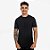 Camiseta Esportiva Dry Fit Masculina Poliéster Dry - Preto - Imagem 2