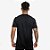 Camiseta Esportiva Dry Fit Masculina Poliéster Dry - Preto - Imagem 3