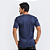 Camiseta Esportiva Dry Fit Masculina Poliéster Dry - Marinho - Imagem 2