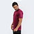 Camiseta Esportiva Dry Fit Masculina Poliéster Dry - Bordô - Imagem 4