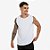 Camiseta Regata Esportiva Dry Fit Masculina - Branco - Imagem 1