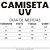 Camiseta Compressão UV Proteção Solar Segunda Pele Masculina - Branco - Imagem 6
