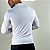 Camiseta Compressão UV Proteção Solar Segunda Pele Masculina - Branco - Imagem 2