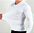 Camiseta Compressão UV Proteção Solar Segunda Pele Masculina - Branco - Imagem 3