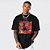 Camiseta Oversized Streetwear Masculino/Feminino DeMarcus Cousins - Preto - Imagem 1