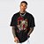 Camiseta Oversized Streetwear Masculino/Feminino DRose Player - Preto - Imagem 1