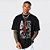 Camiseta Oversized Streetwear Masculino/Feminino Jordan 23 - Preto - Imagem 1