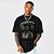 Camiseta Oversized Streetwear Masculino/Feminino Kevin Durant Sleam Reaper - Preto - Imagem 1