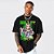 Camiseta Oversized Streetwear Masculina/Feminina Bootleg Billie Eillish - Preto - Imagem 1