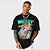 Camiseta Oversized Streetwear Masculina/Feminina Bootleg Chris Brown Breezy - Preto - Imagem 1