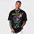 Camiseta Oversized Streetwear Masculina/Feminina Bootleg Chris Brown Breezy 2 - Preto - Imagem 1
