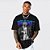 Camiseta Oversized Streetwear Masculina/Feminina Bootleg Drake - Preto - Imagem 1