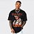 Camiseta Oversized Streetwear Masculina/Feminina Bootleg Kendrick Lamar Damn - Preto - Imagem 1