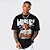 Camiseta Oversized Streetwear Masculina/Feminina Bootleg Linkin Park Chester Bennington - Preto - Imagem 1