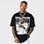Camiseta Oversized Streetwear Masculina/Feminina Bootleg Mac Miller 2 - Preto - Imagem 1
