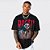Camiseta Oversized Streetwear Masculina/Feminina Posty Malone - Preto - Imagem 1