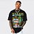 Camiseta Oversized Streetwear Masculina/Feminina Tyle The Creator Golf - Preto - Imagem 1