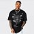 Camiseta Oversized Streetwear Masculina/Feminina Wiz Khalifa - Preto - Imagem 1