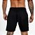 Short Bermuda de Linho Masculino com Cordão - Preto - Imagem 2
