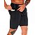 Kit 3 Bermudas Dryfit Com Short Térmico 2 Em 1 Liso - Preto - Imagem 3