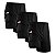 Kit 3 Bermudas Dryfit Com Short Térmico 2 Em 1 Liso - Preto - Imagem 1