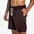 Short Bermuda de Linho Masculino com Cordão - Marrom - Imagem 1
