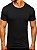 Kit 4 Camisetas Básicas Masculinas - Preto - Imagem 2