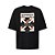 Camiseta Oversized Streetwear Masculina Estampa Costas Superior LA - Imagem 5