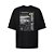 Camiseta Oversized Streetwear Masculina Estampa Costas Catastrophe - Imagem 1