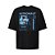 Camiseta Oversized Streetwear Masculina Estampa Costas Astronaut - Imagem 3